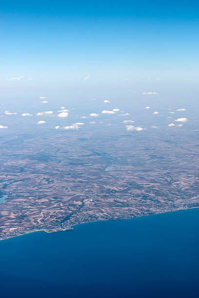 istock Scenics out of airplane window 590057846