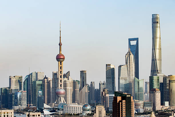 istock Shanghai lujiazui landmarks 590064224