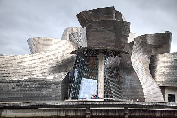 Guggenheim Bilbao museum stock photo