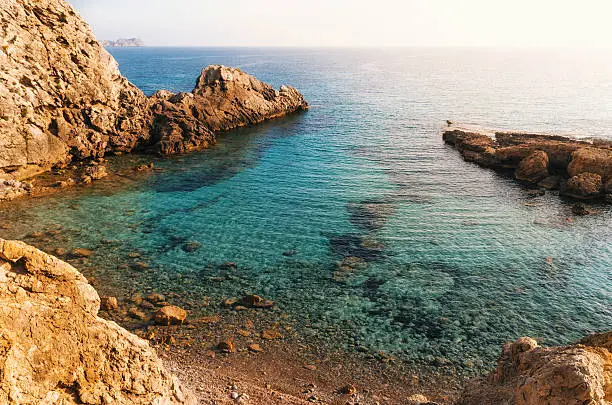 Photo of View of the wild beach with azure water, Mallorca, Spain