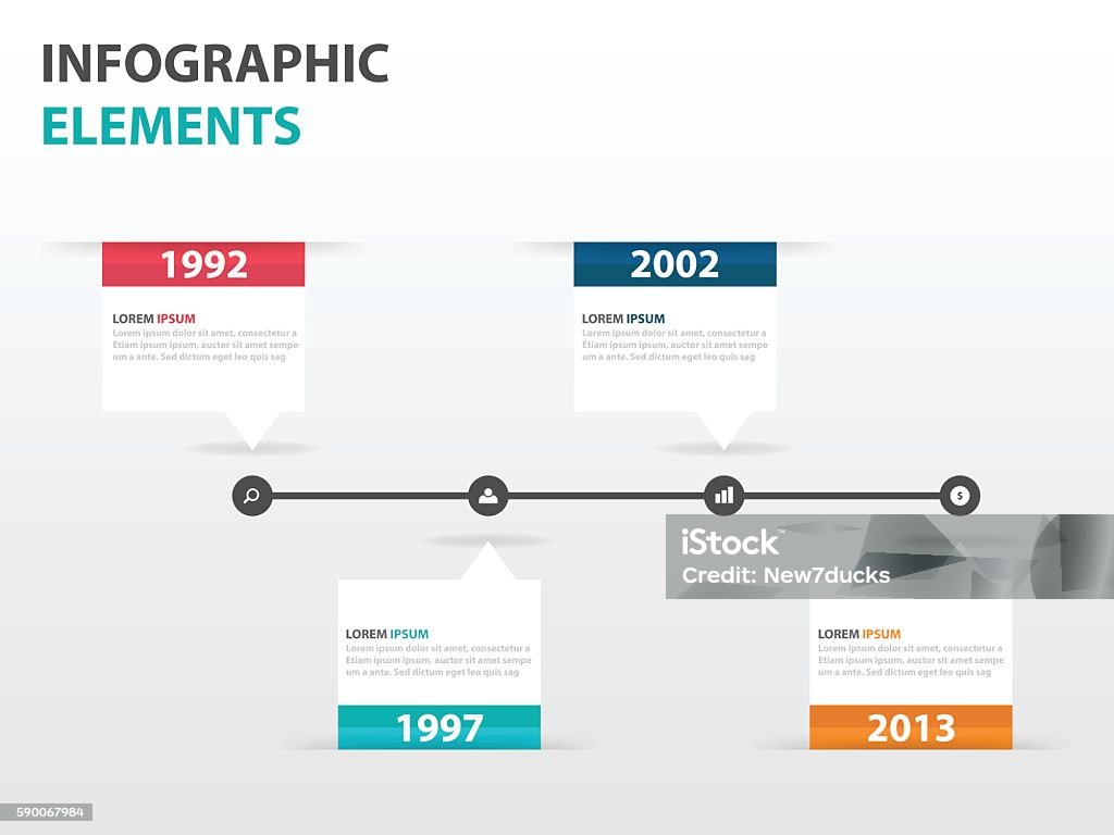 Box Timeline Examples Abstract Text Box Business Timeline Infographics Elements Presentation ...