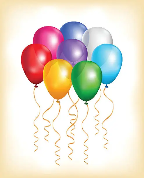 Vector illustration of Party Balloons