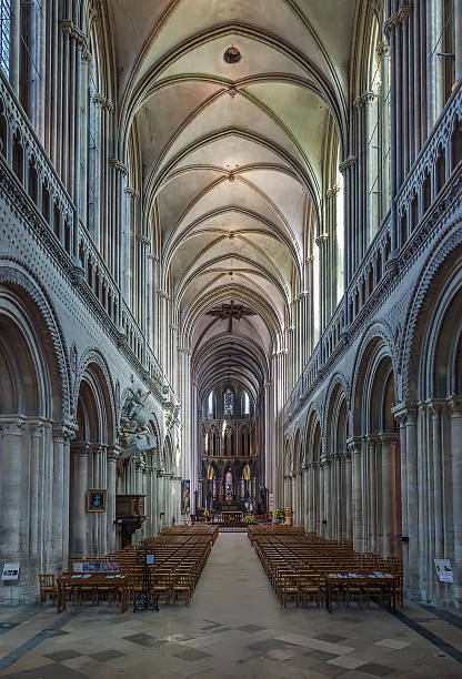 istock Bayeux Cathedral, France 590073298