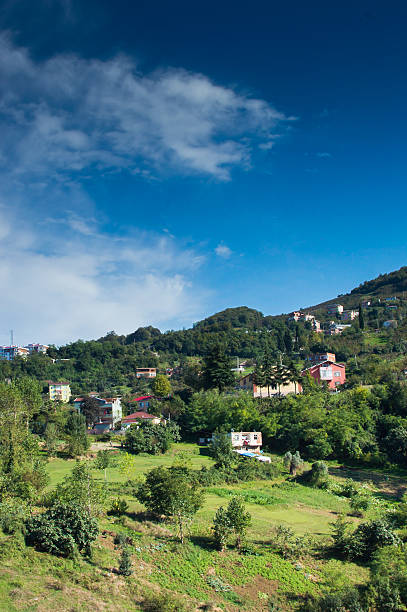 istock Village in the mountain landscape 590073372