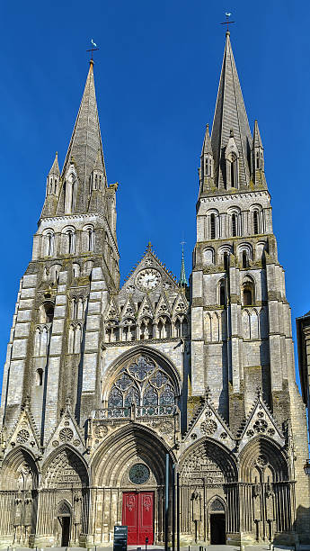 istock Bayeux Cathedral, France 590073400