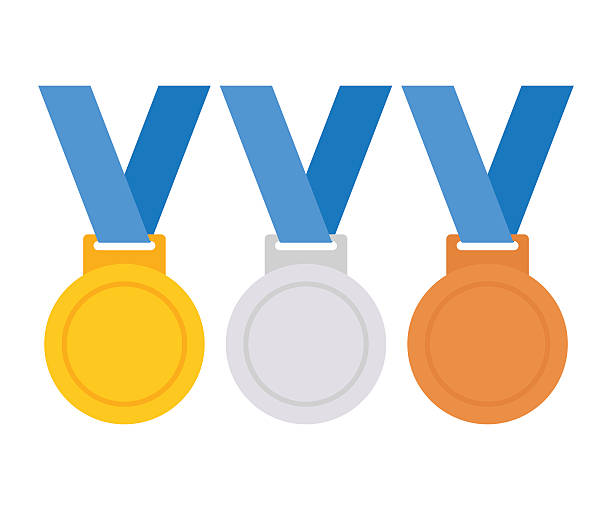 メダルコレクション - bronze medal点のイラスト素材／クリップアート素材／マンガ素材／アイコン素材