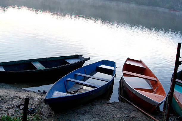 istock Old fishing boats 590076626