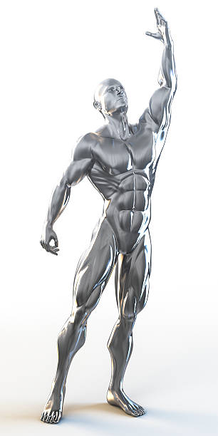 istock 3d rendering of muscular man greeting to the sky 590077098