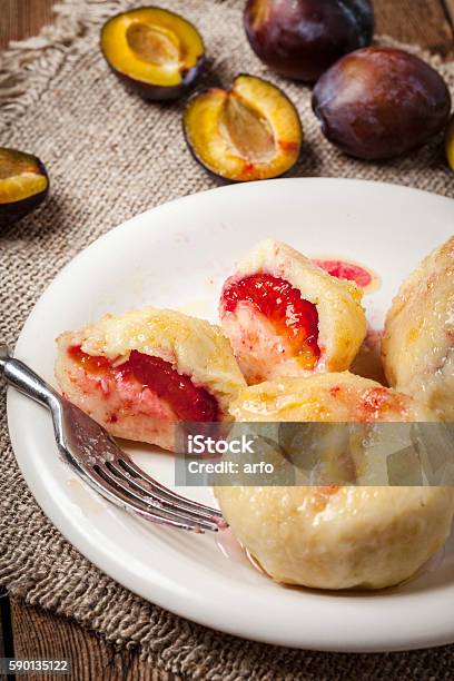 Sweet Plum Dumplings Stock Photo - Download Image Now - Austria, Bavaria, Boiled