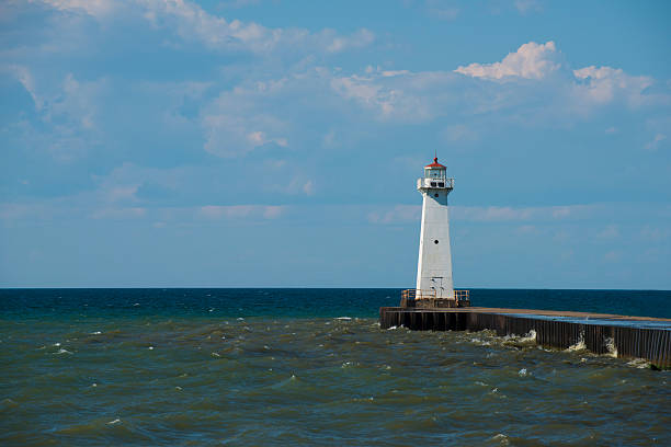 istock Sodus Outer Lighthouse on Lake Ontario 590135422