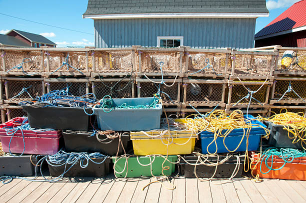 istock Lobster Traps in North Rustico - Prince Edward Island 590135884
