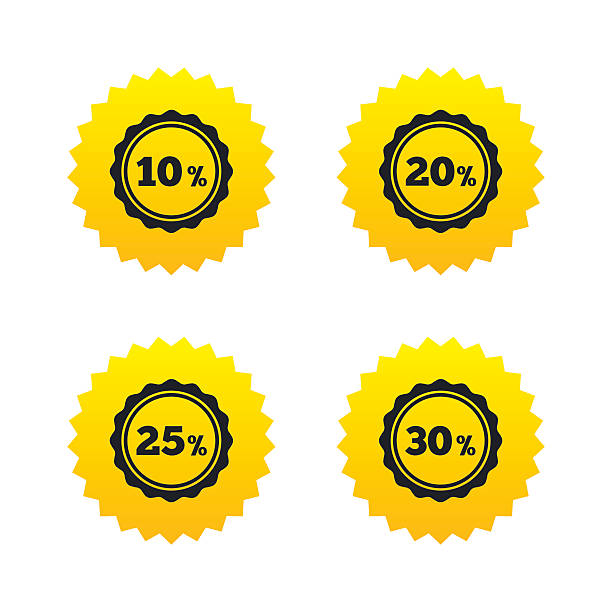 istock Sale discount icons. Special offer price signs. 590136564