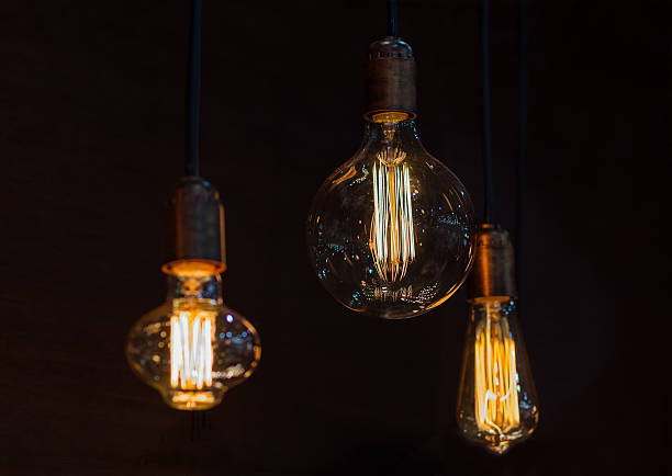 istock Retro luxury interior lighting lamp decoration. Interior 590137272
