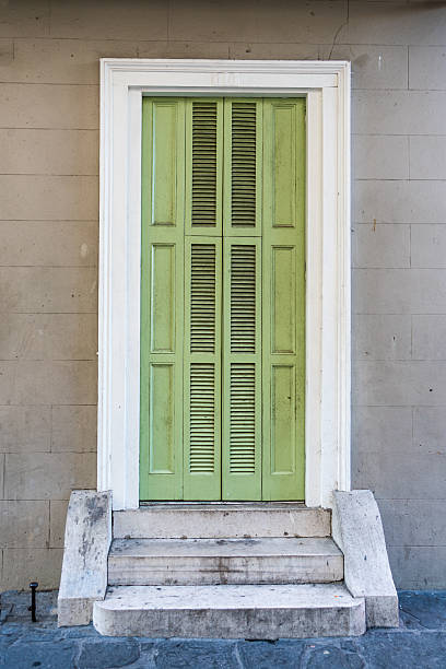 istock Green Door - French Quarter 590139158