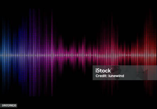 Music Sound Waves Stock Illustration - Download Image Now - Sound Mixer, Equalizer, Wave Pattern