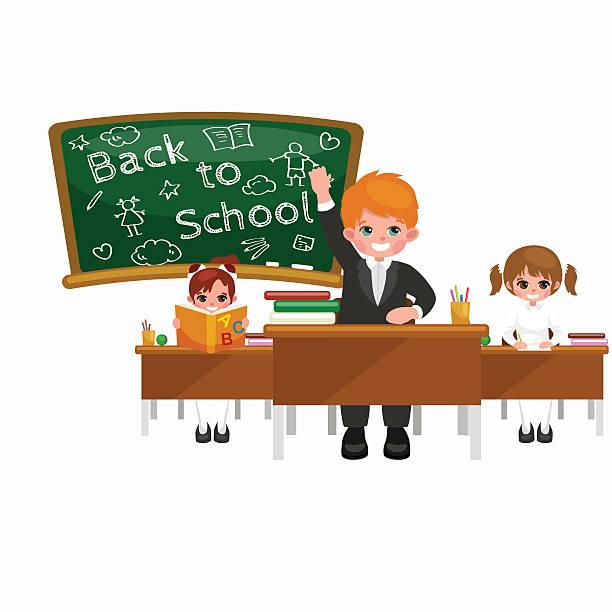 back to school and children education concept vector background back to school and children education concept vector background vector illustration melting girl stock illustrations