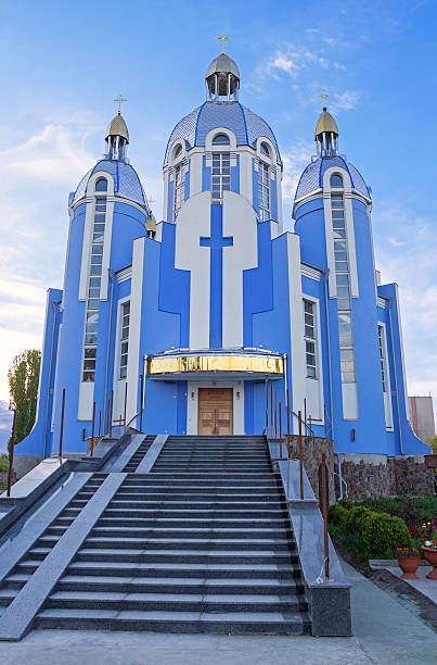 Temple of the Blessed Virgin Mary Temple of the Blessed Virgin Mary in Vinnytsia, Ukraine vinnytsia stock pictures, royalty-free photos & images