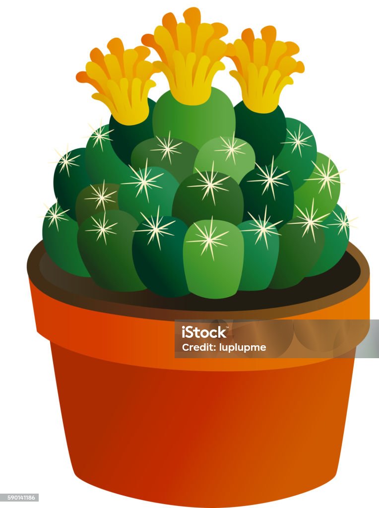 Cute Cartoon Cactus Plant Stock Illustration - Download Image Now - Animals  In The Wild, Anthropomorphic Smiley Face, Art - iStock