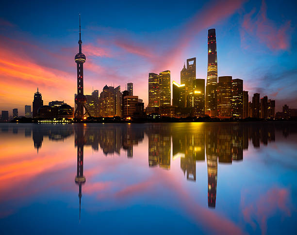 istock Shanghai city skyline 590142916