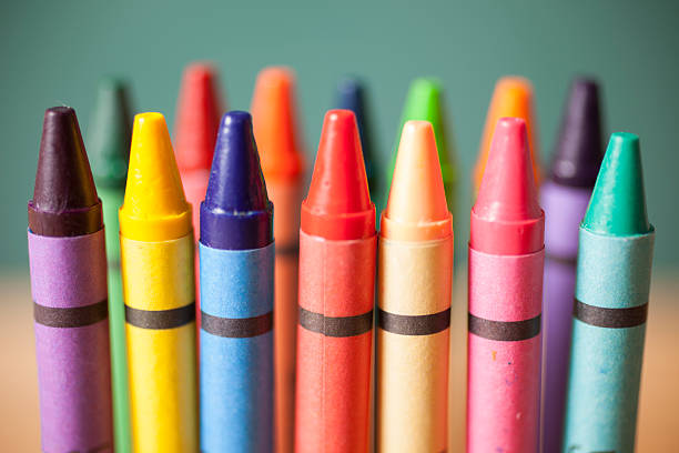 istock Colorful crayons in a row ready for back to school. 590144066