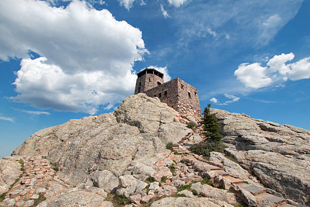 istock Harney Peak Fire Lookout Tower in Black Elk Wilderness 590144076