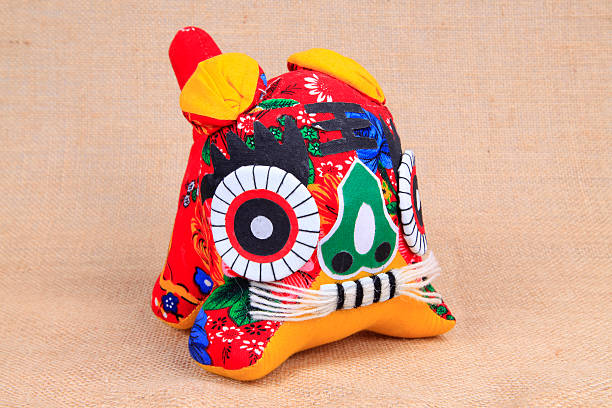 istock traditional hand made cloth tiger toy 590145082