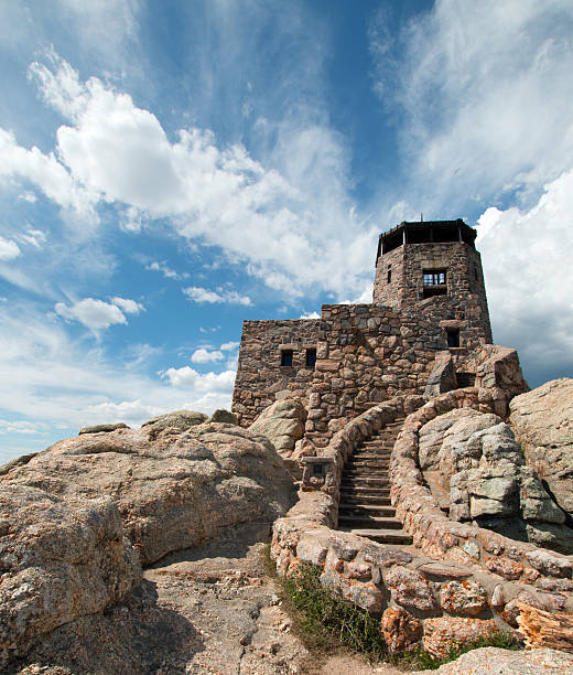 istock Harney Peak Fire Lookout Tower in Black Hills SD 590145344