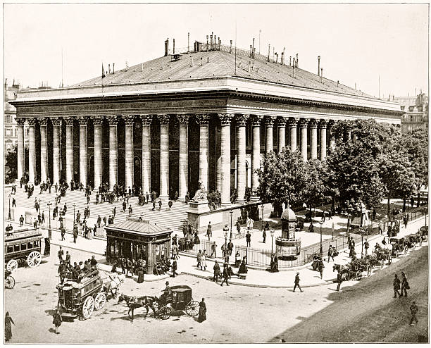 istock Paris Bourse, France in 1880s 590146456