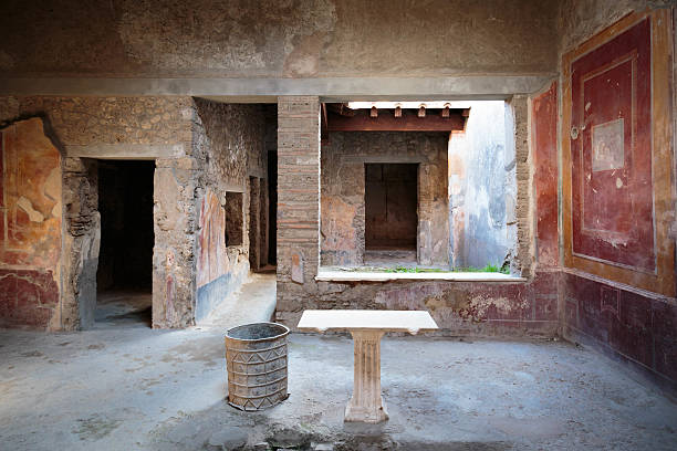 istock Interior of a house in Pompeii 590146726