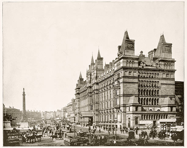 istock Liverpool, Lime Street, England in 1880s 590147354