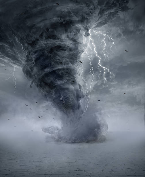 tornado tornado lightning storm natural disaster cloud stock pictures, royalty-free photos & images