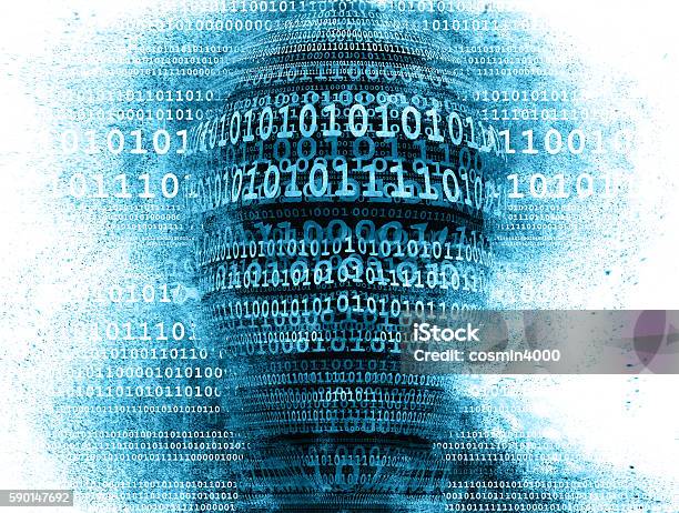 Digital Man Stock Photo - Download Image Now - Adult, Artificial, Binary Code
