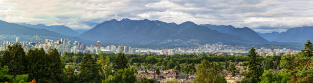 istock Vancouver city panorama view in summer 590149282