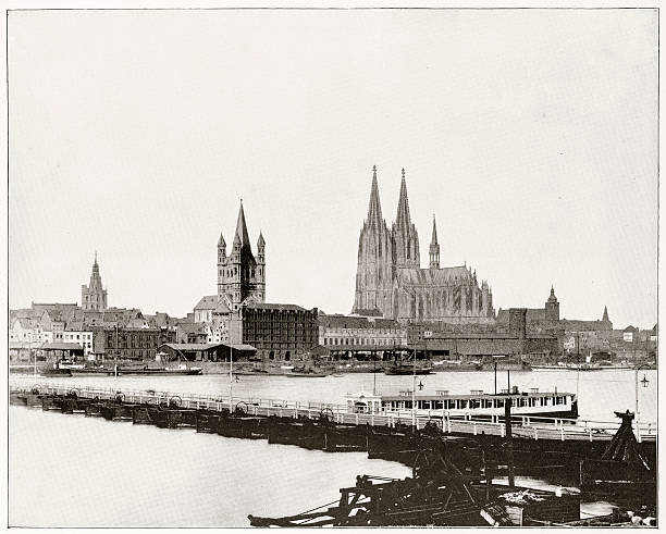 istock Cologne Cathedral, Germany in 1880s 590149968