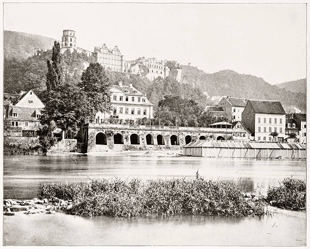 istock Heidelberg Castle, Germany in 1880s 590149976