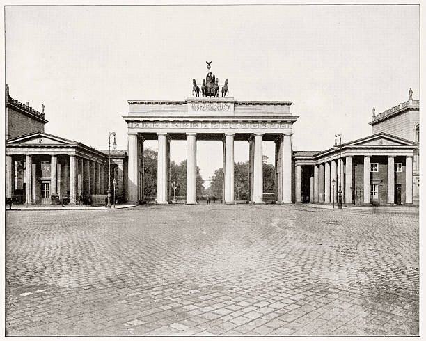 istock Branderburg Gate, Berlin, Germany in 1880s 590150012