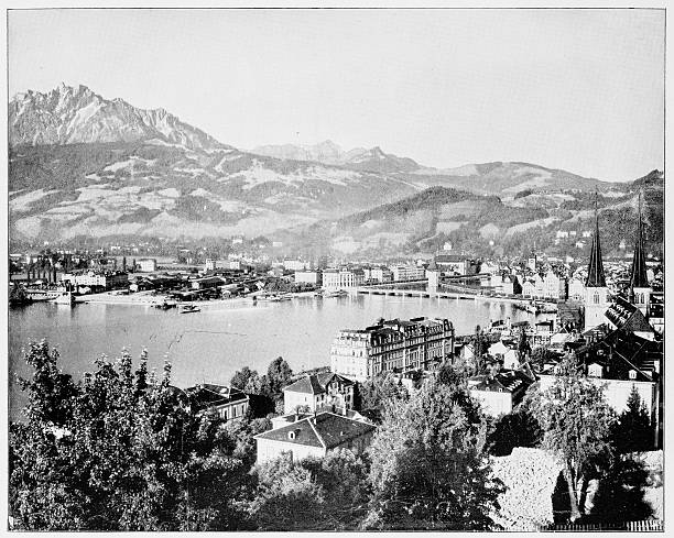 istock Lucerne, Switzerland in 1880s 590150196