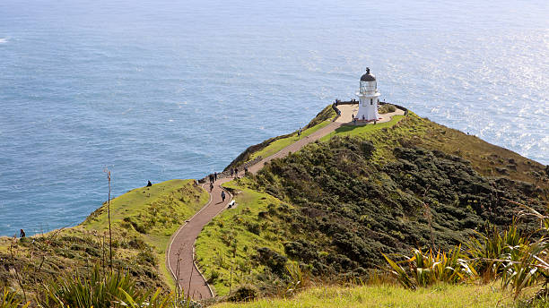 istock Cape Reinga lighthouse, Cape Reinga, New Zealand 590150834