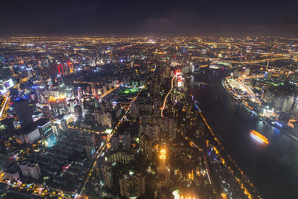 Shanghai skyline latest stock photo