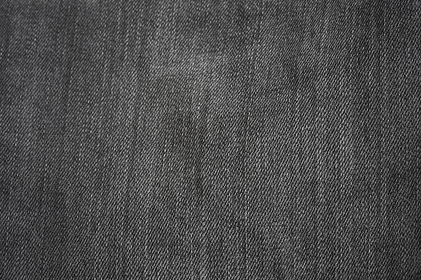 istock Texture of black denim jeans 590152270