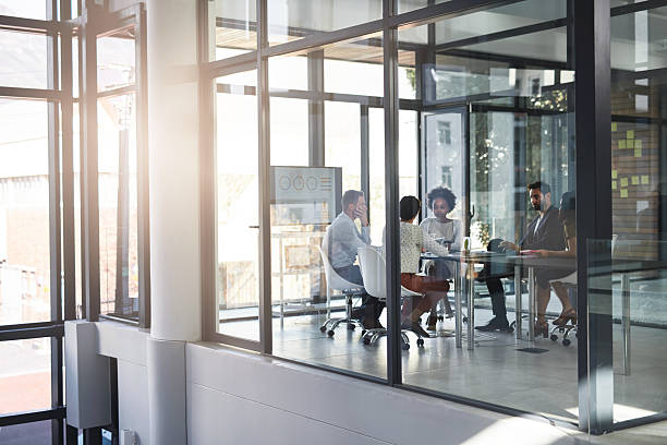 istock Handling their business in the boardroom 590162408