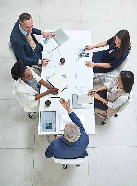 istock Sharing some of their big ideas 590163416