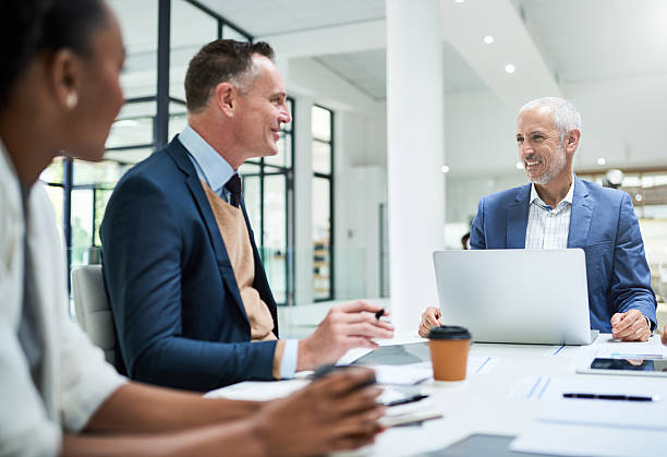 istock Discussing their opportunities for success 590163774