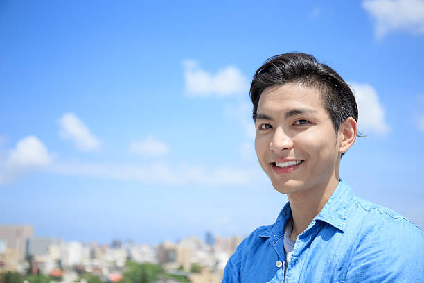man smile happily to you