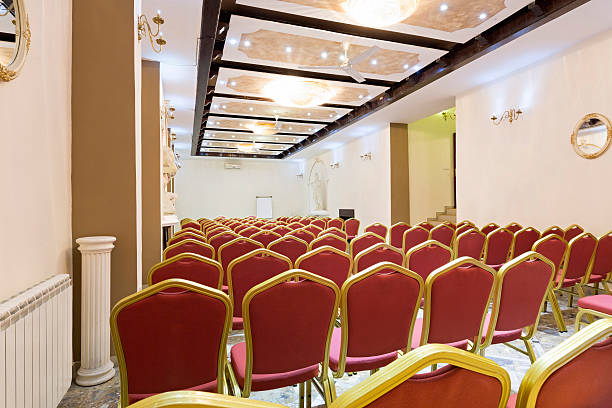 istock Interior of a conference room 590168394