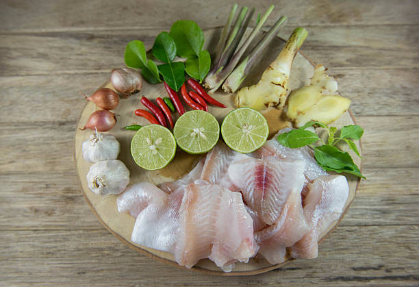 istock Condiment for spicy Fillet fish soup,Fish Tom yam, 590168790
