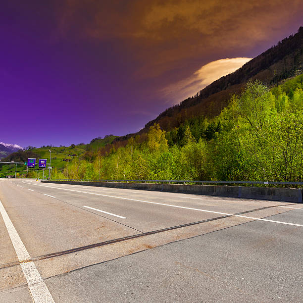 istock Road in Switzerland 590170734