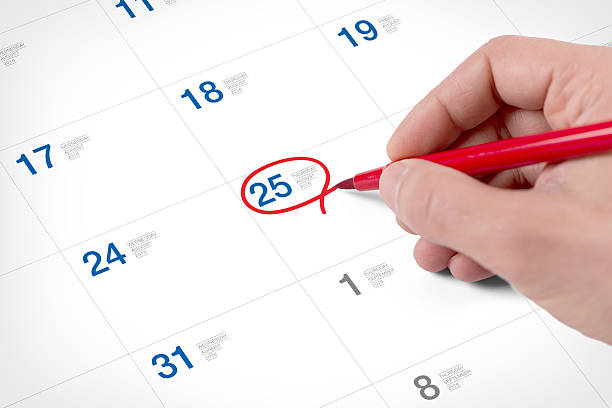 istock Mark on the calendar at August 25, 2016 590172372