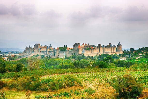 istock Cordes sur Ciel, a small medieval city on a hill 590175118
