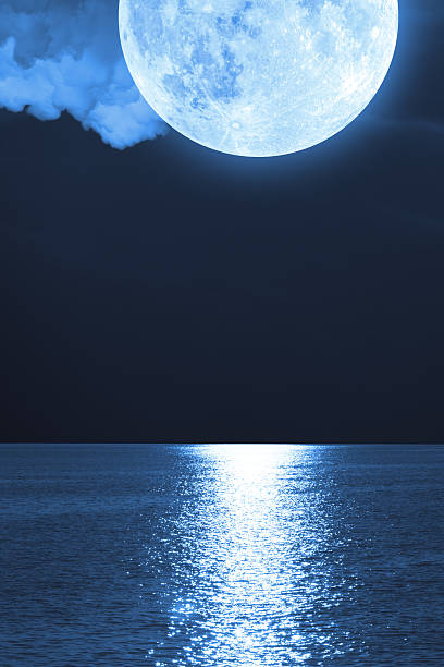 istock Moonrise over sea / ocean. 590177746